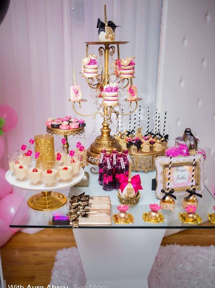 24Th Birthday Party Ideas
 Glittery sparkle birthday party See more party planning