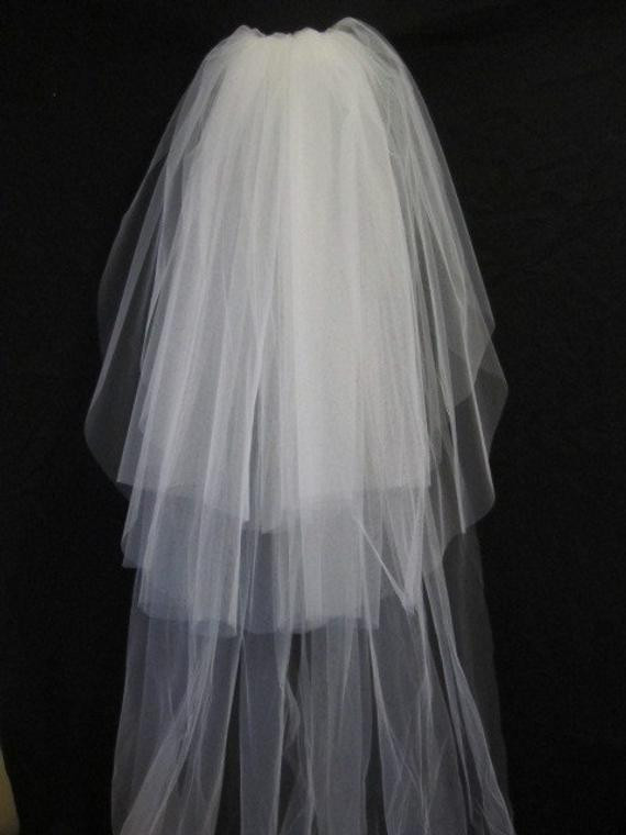 3 Tier Cathedral Wedding Veils
 3 tier 120 inch cathedral wedding veil with blusher bridal