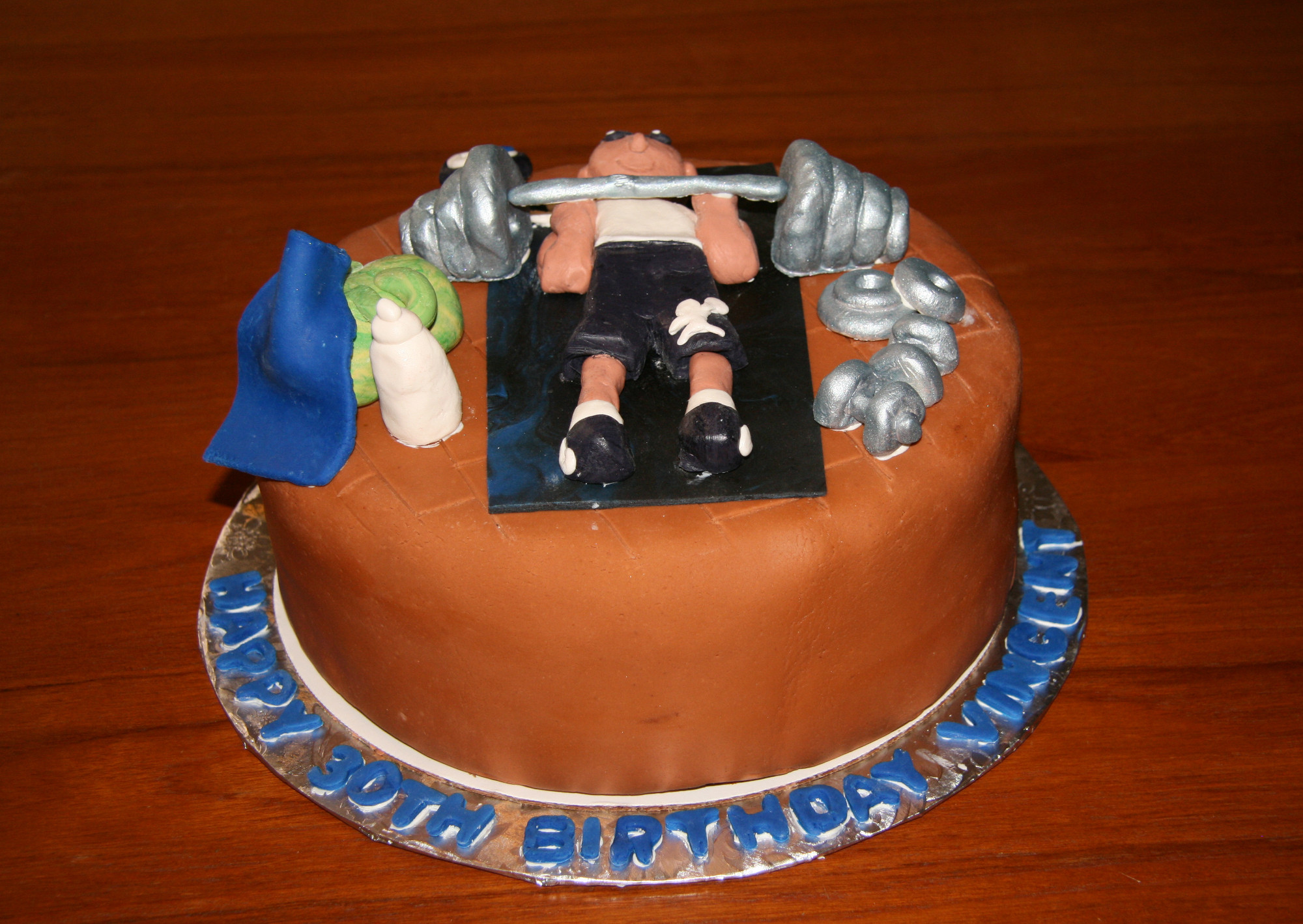 30th Birthday Cakes For Him
 30th Birthday Gym Cake