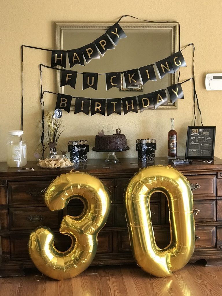 30th Birthday Decorations For Him
 30th Birthday Party for Him