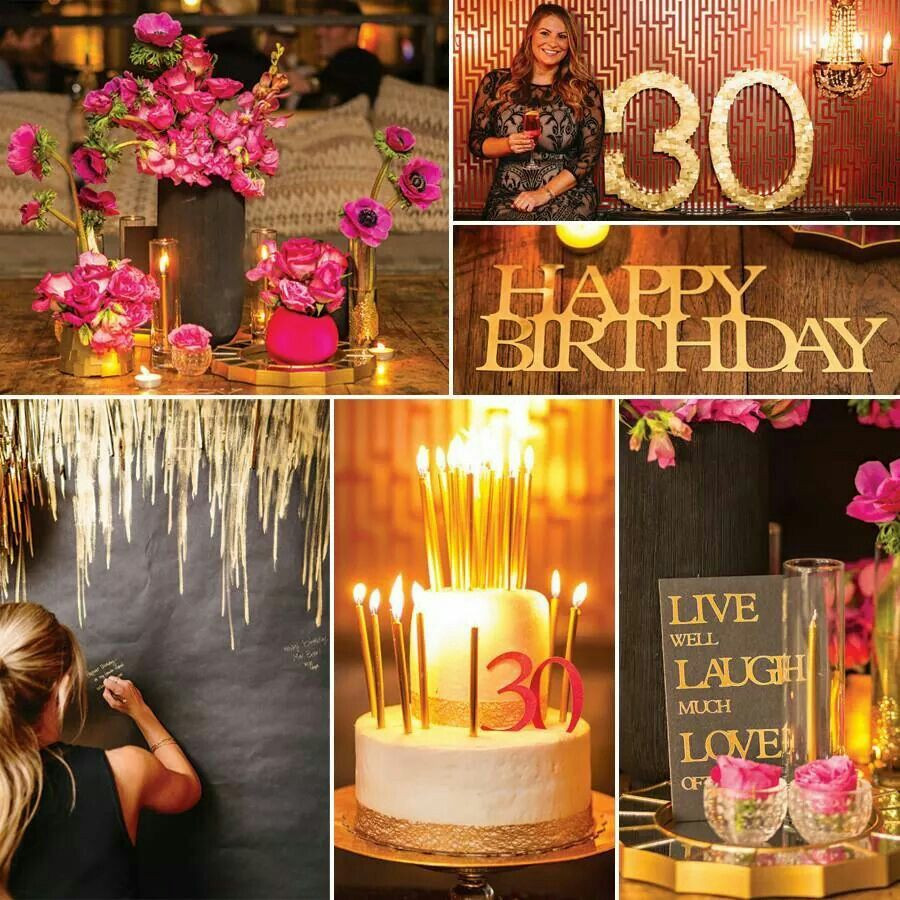 30th Birthday Decorations For Him
 30th birthday party theme Parties Pinterest