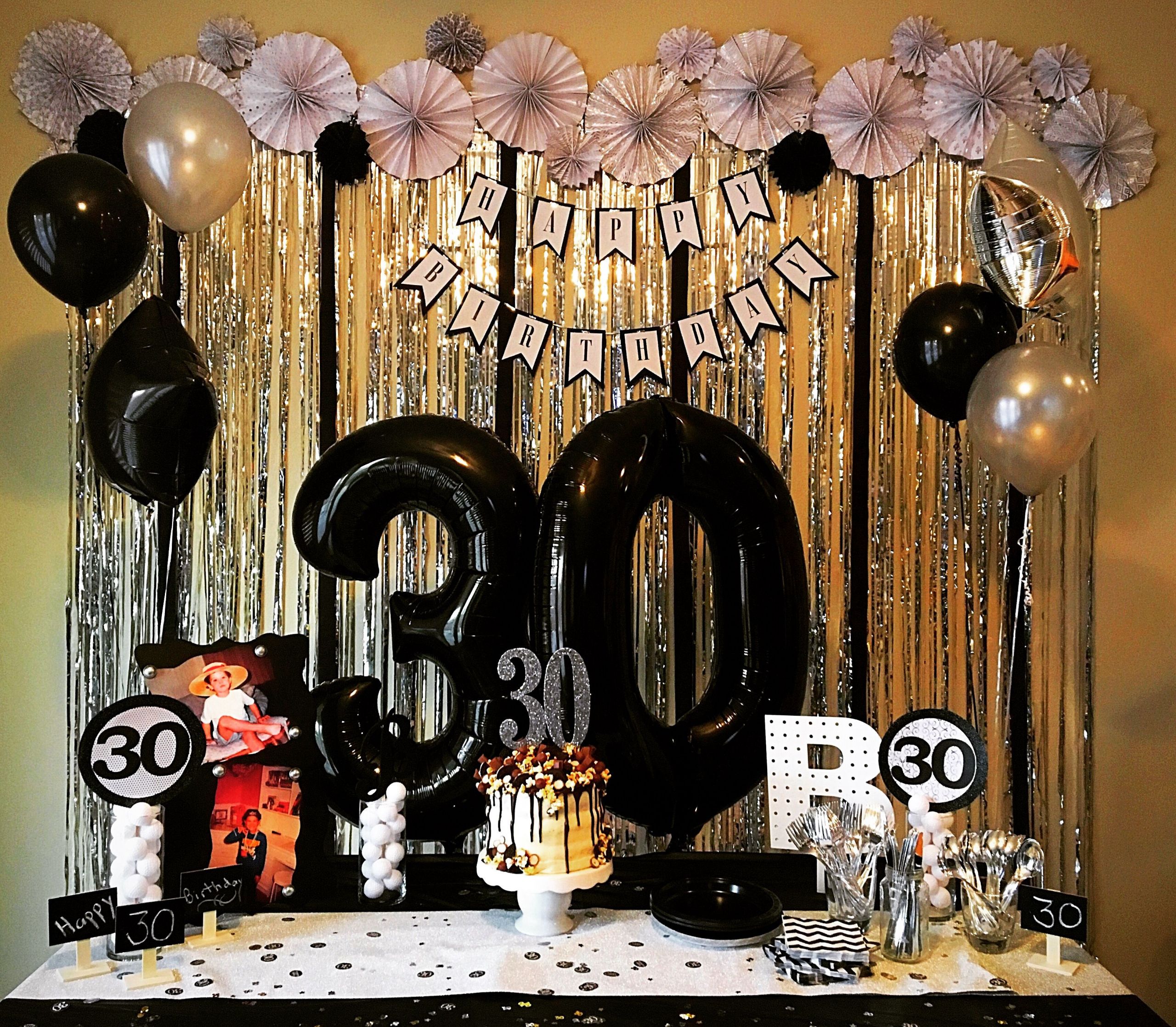 30th Birthday Decorations For Him
 Pin on Birthday