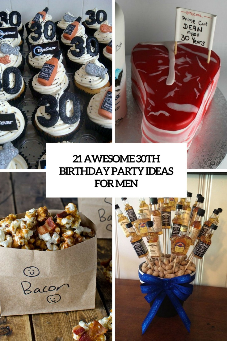 30th Birthday Decorations For Him
 21 Awesome 30th Birthday Party Ideas For Men Shelterness
