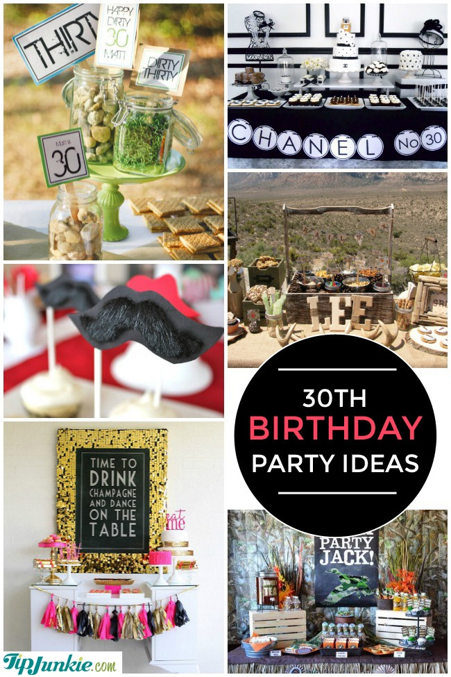 30th Birthday Decorations For Him
 28 Amazing 30th Birthday Party Ideas also 20th 40th