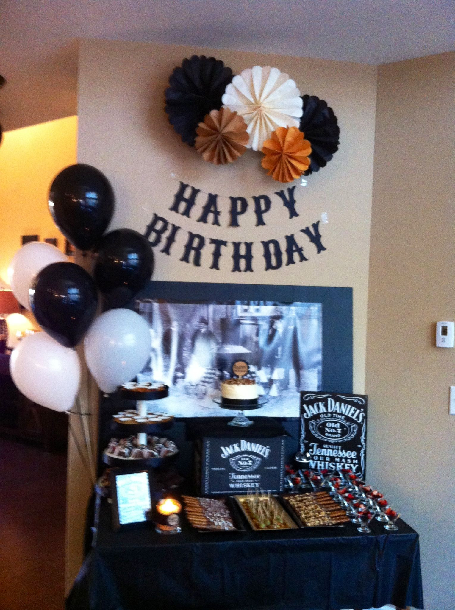 30th Birthday Gift Ideas For Men
 Jack Daniels theme for Dad s surprise 60th bday party