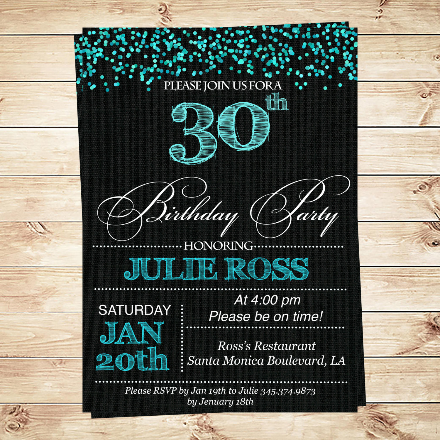 30th Birthday Party Invitations
 Women s 30th Birthday Party Invitations 30th Birthday