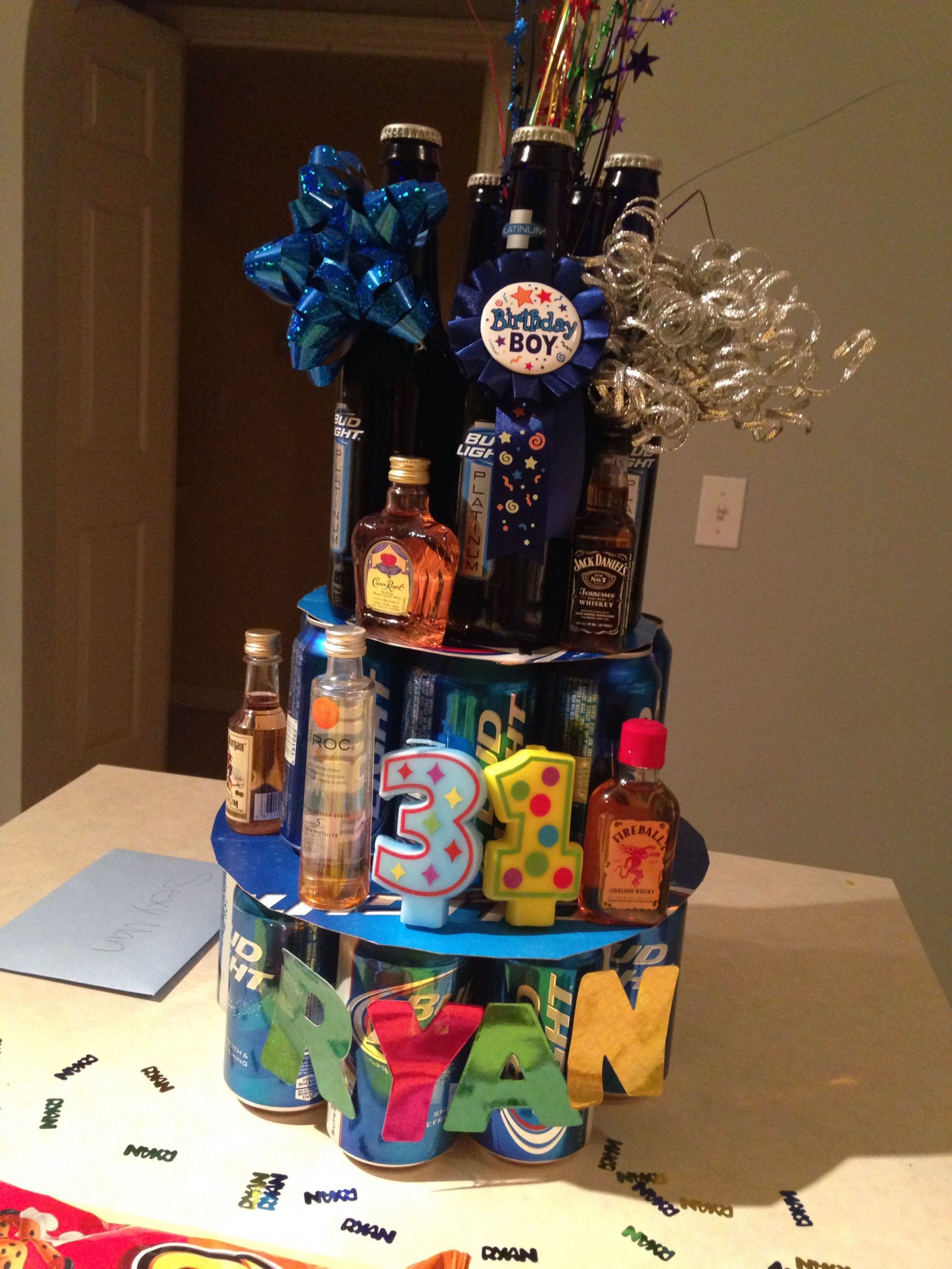 31St Birthday Gift Ideas For Her
 Pinterest inspired Birthday cake for my boyfriends 31st
