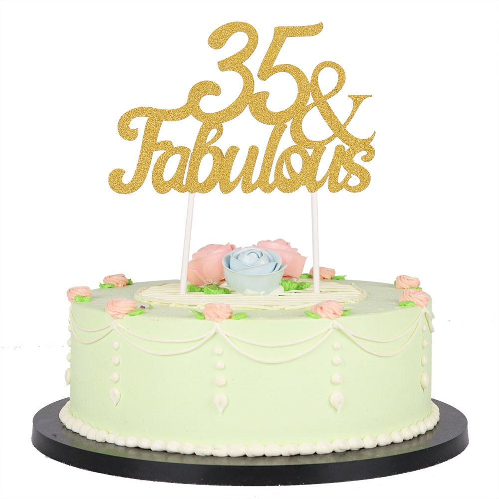 35th Birthday Decorations
 Amazon 35 and Fabulous Sash 35th Birthday Sash 35