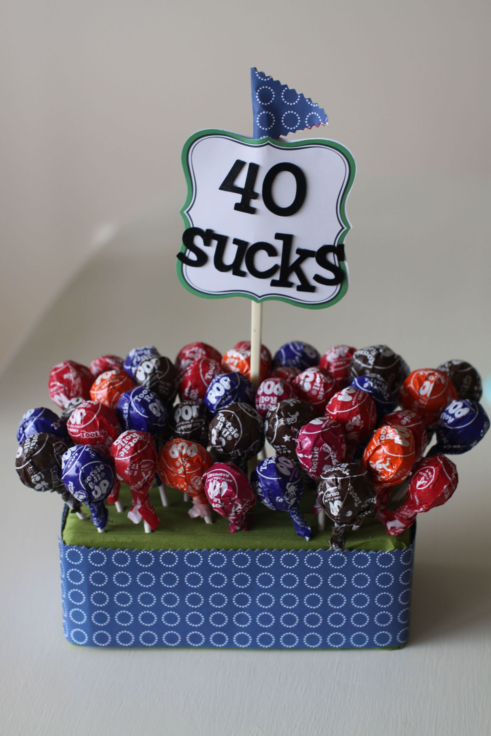 40 Birthday Gifts
 Cute idea for 40th birthday t ough 40 does NOT