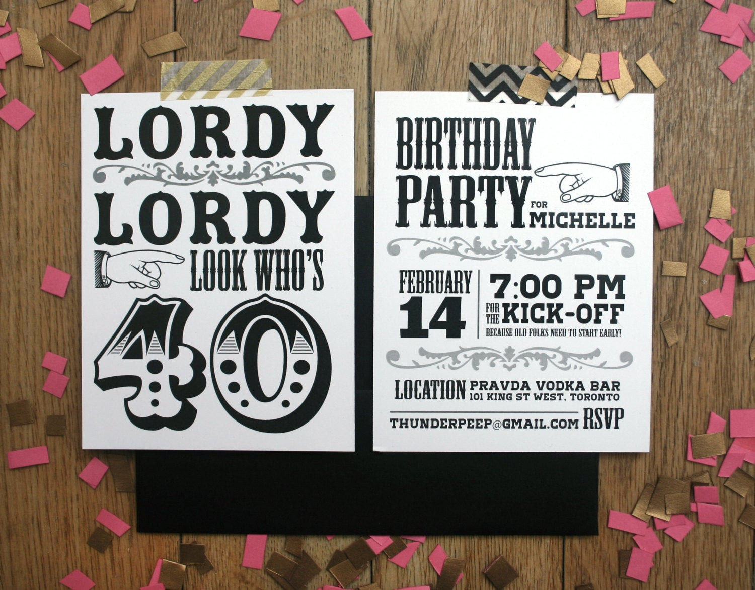 40 Birthday Invitations
 40th Birthday invitations Lordy Lordy look who s 40