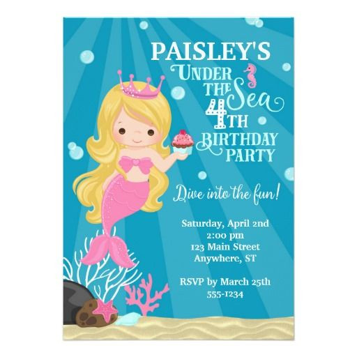 4th Birthday Party Invitation Wording
 388 best 4th Birthday Party Invitations images on Pinterest