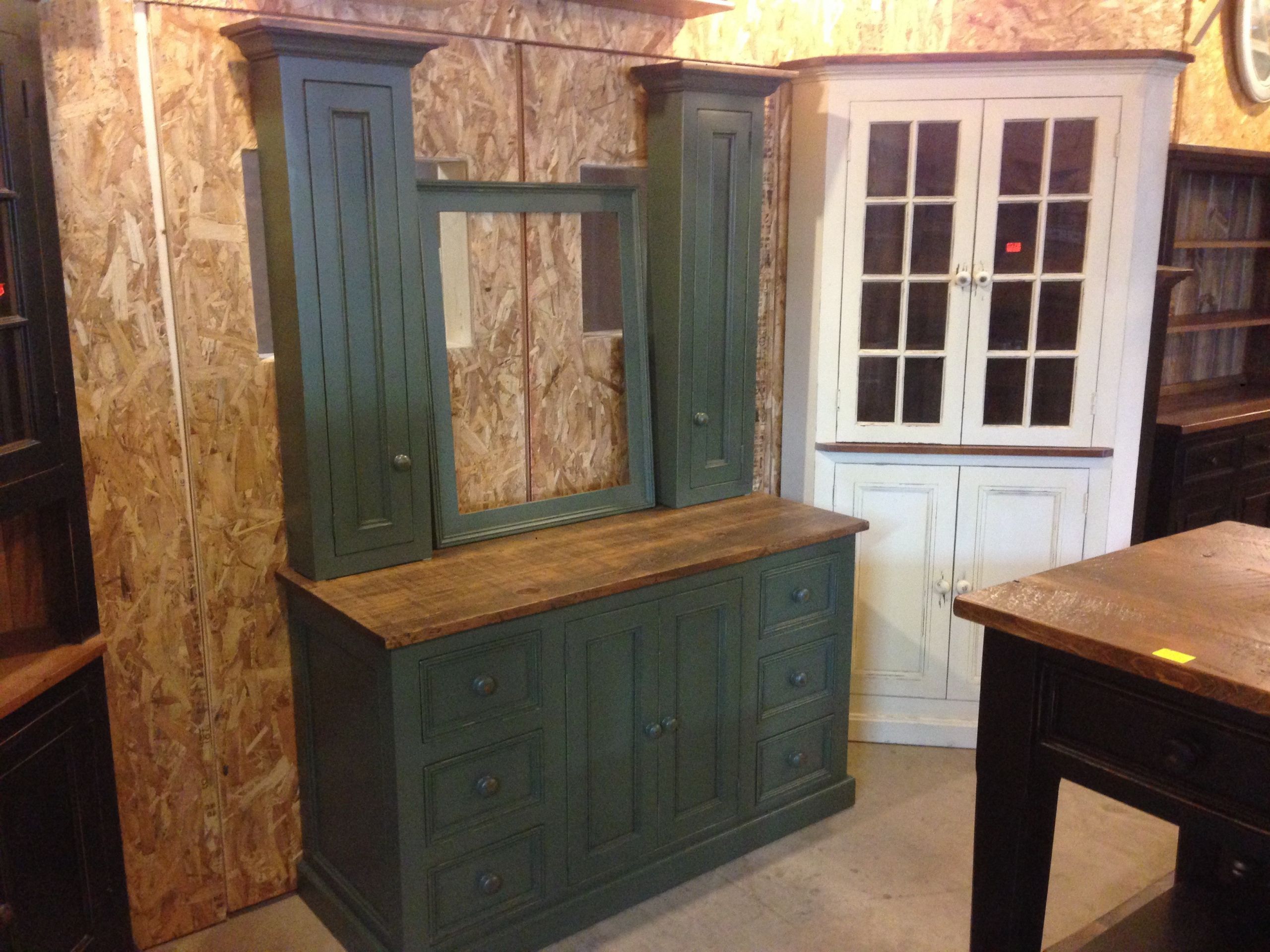 5 Foot Bathroom Vanity
 5 Foot Bathroom Vanity in Country Green with House Blend