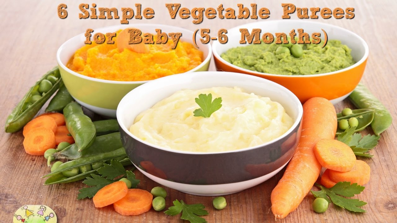 5 Month Old Baby Food Recipes
 6 ve able puree for 5 6 months baby