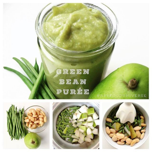 5 Month Old Baby Food Recipes
 Green Bean Pear and Butter Bean Baby Food Puree