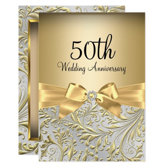 50 Wedding Anniversary Invitations
 50th Anniversary vow renewal Invitation
