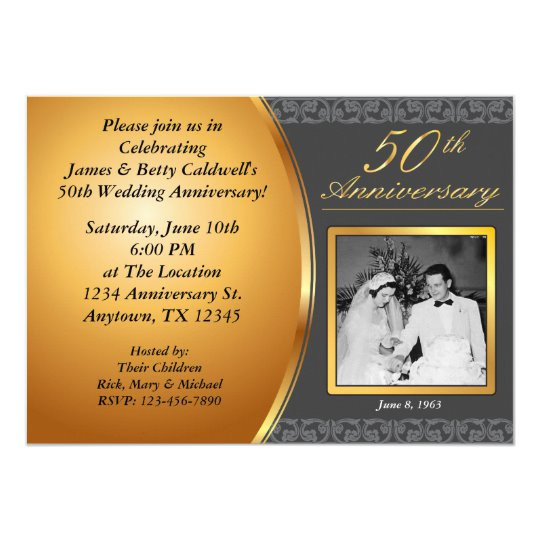 50 Wedding Anniversary Invitations
 50th Wedding Anniversary Invitations