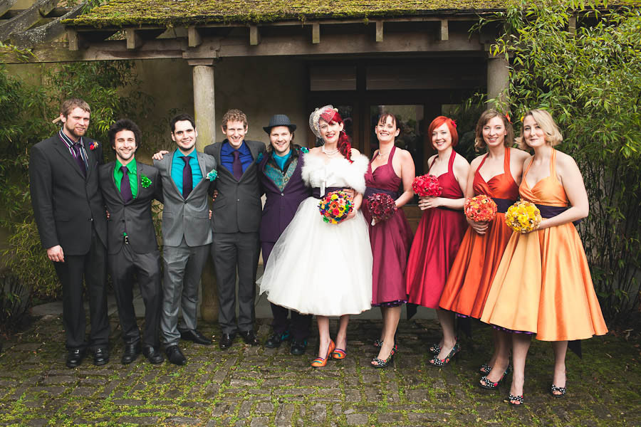 50s Themed Wedding
 The Rainbow Wedding to End all Rainbow Weddings Jen & Ben