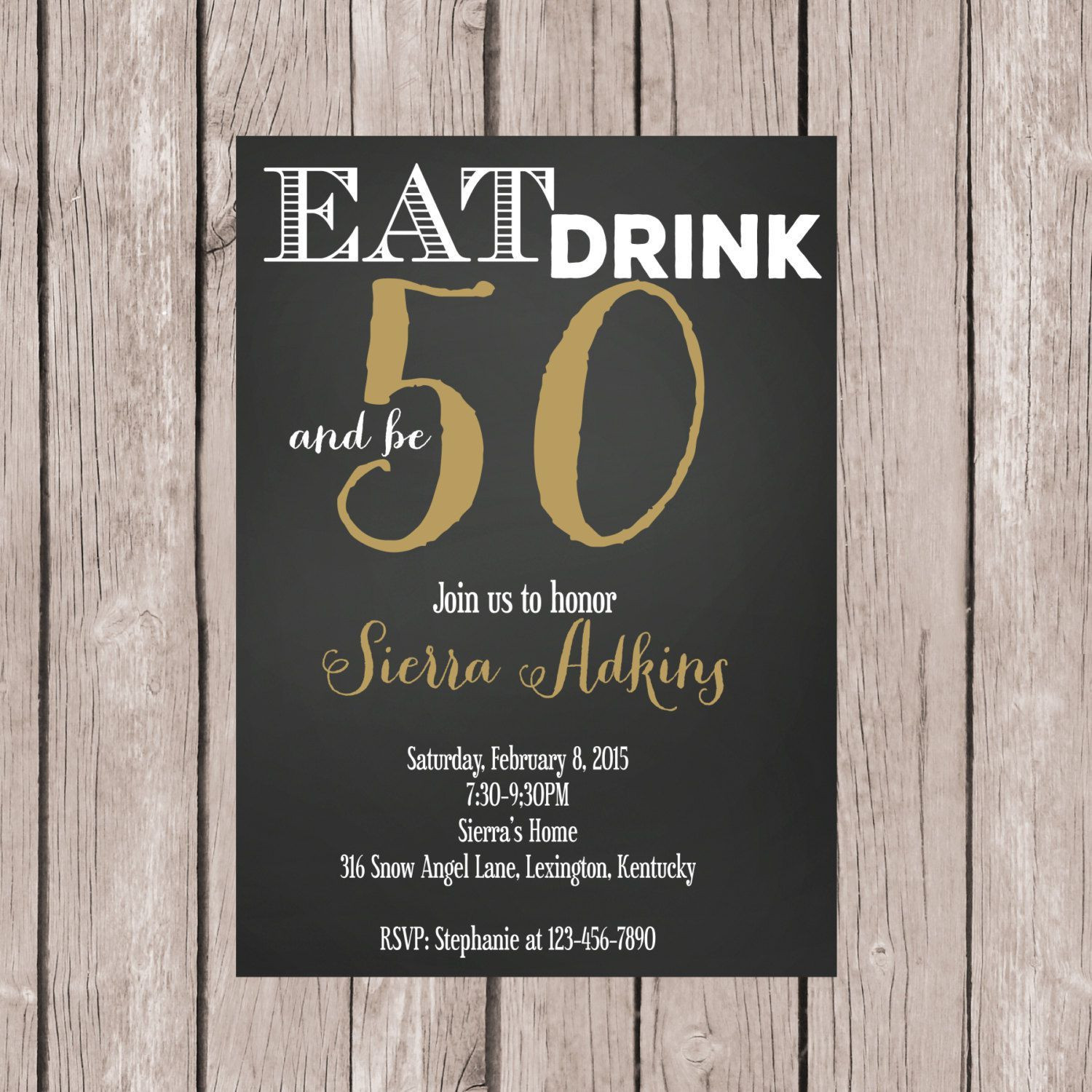 50th Birthday Party Invitation Template
 funny birthday invites for