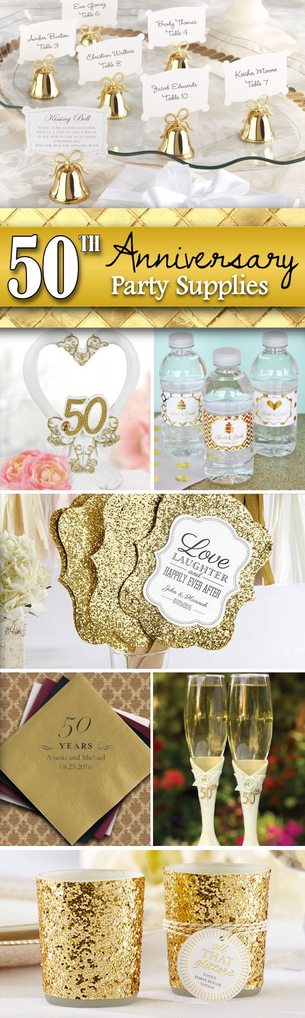 50th Wedding Anniversary Party Favors
 Throwing a 50th Wedding Anniversary Party Get all the