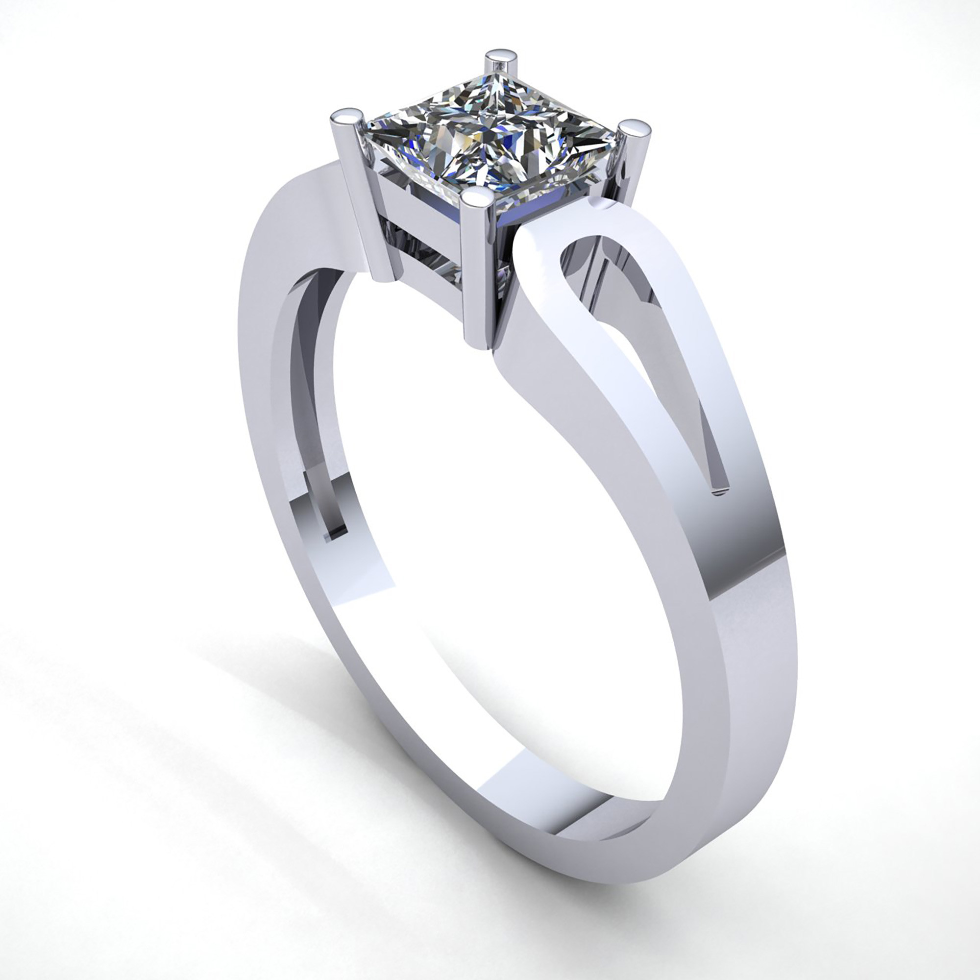 5ct Diamond Engagement Rings
 Natural 0 5ct Princess Diamond La s Bridal Solitaire