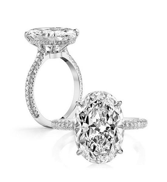 5ct Diamond Engagement Rings
 5CT oval cut diamond engagement ring – MOWTE