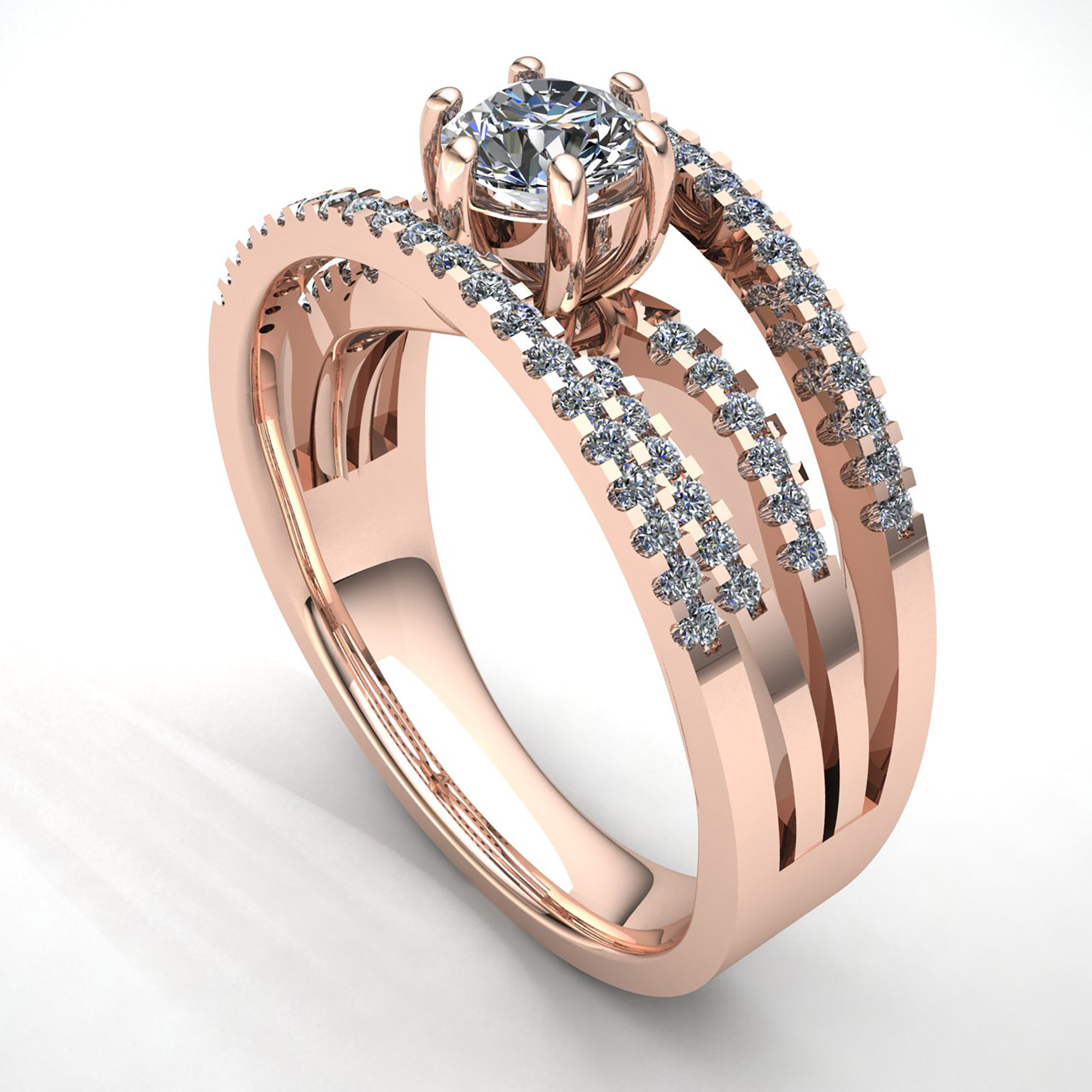 5ct Diamond Engagement Rings
 Genuine 5ct Round Cut Diamond Mens Bridal Solitaire