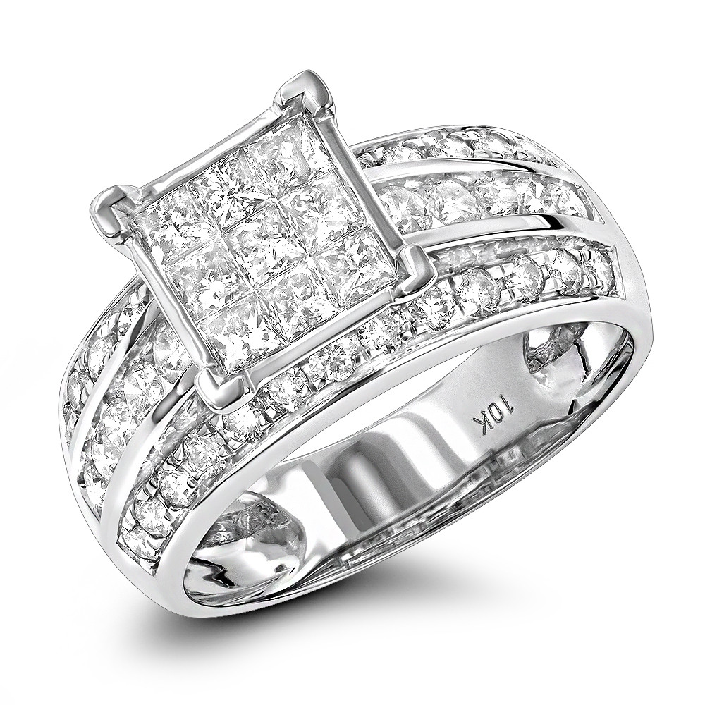 5ct Diamond Engagement Rings
 Affordable Round And Princess Cut Diamond Engagement Rings