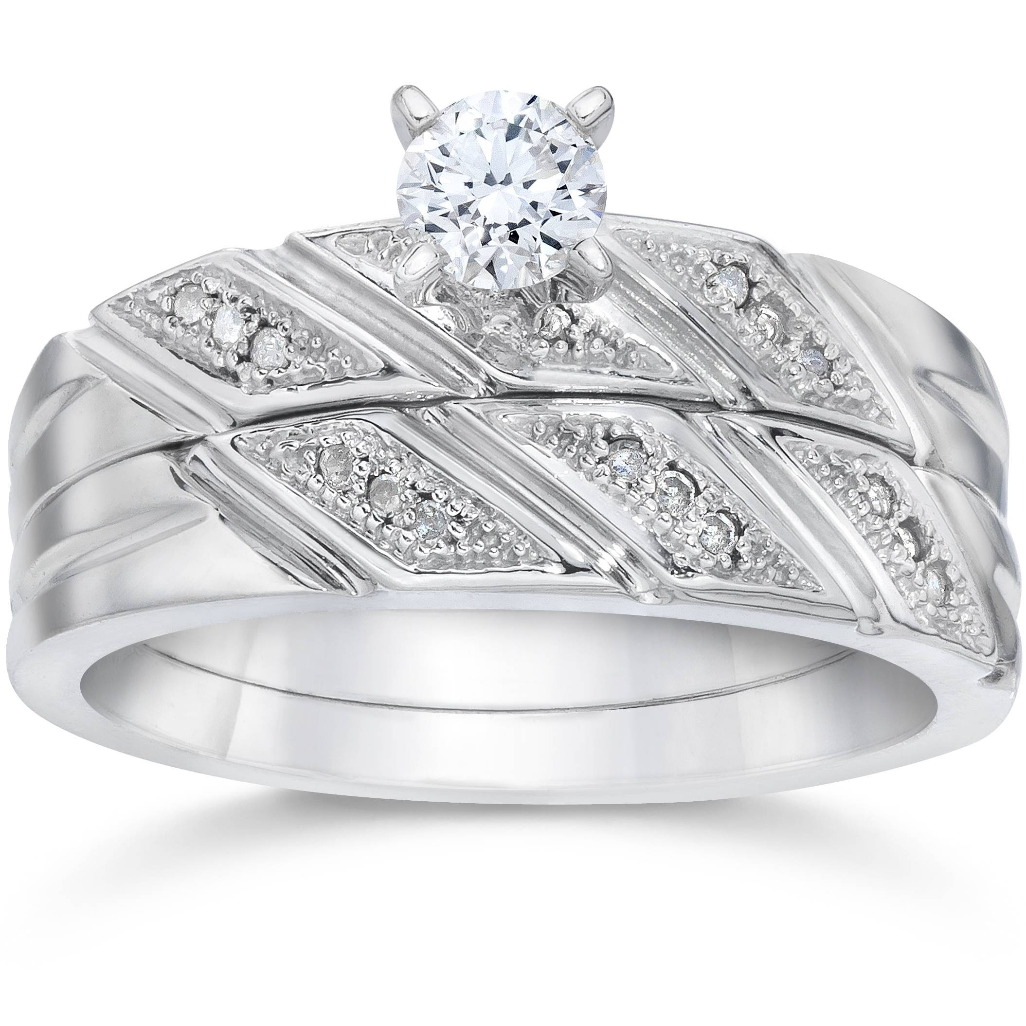 5ct Diamond Engagement Rings
 1 5ct Diamond Engagement Ring Matching Wedding Band Set