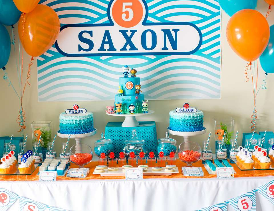 5Th Birthday Party Ideas Boy
 Octonauts Birthday "Saxon s 5th Birthday"