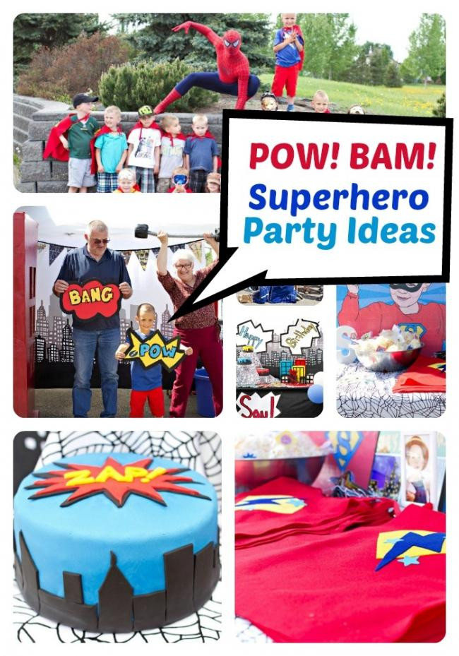 5Th Birthday Party Ideas Boy
 Superhero 5th Birthday Party Spaceships and Laser Beams