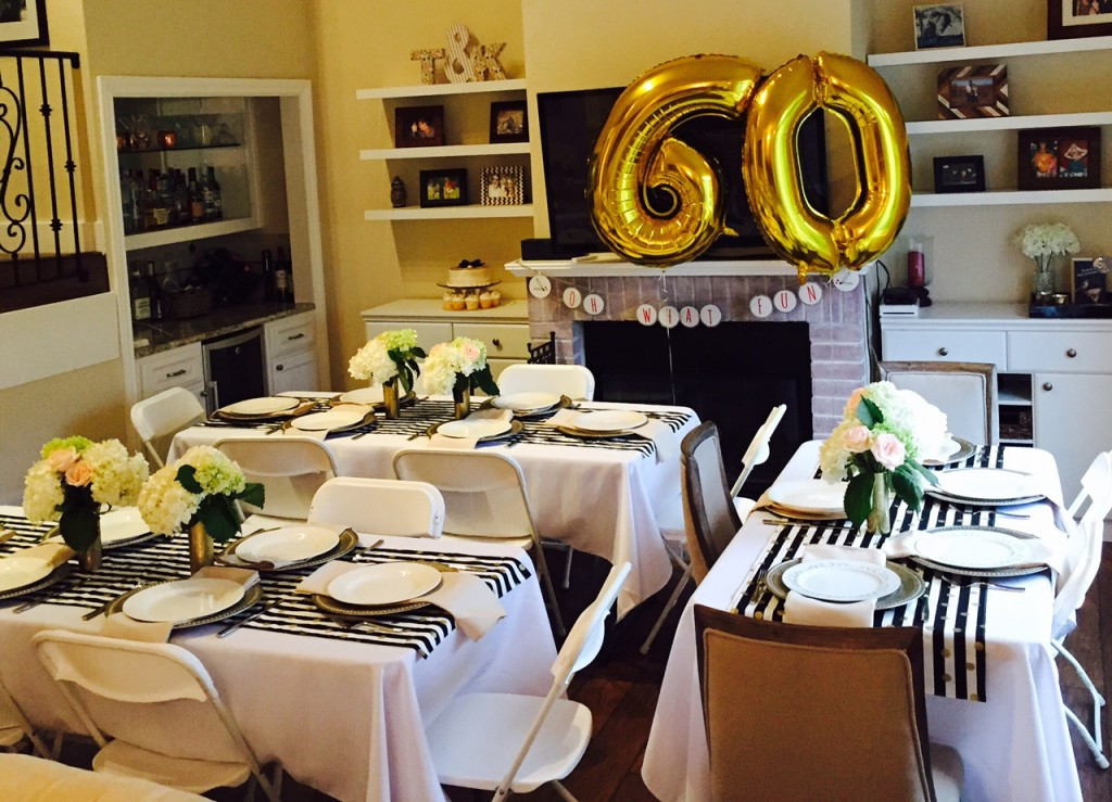 60 Birthday Party Decorations
 Golden Celebration 60th Birthday Party Ideas for Mom