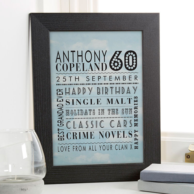 60th Birthday Gifts For Him
 60th Birthday Gifts & Present Ideas For Men