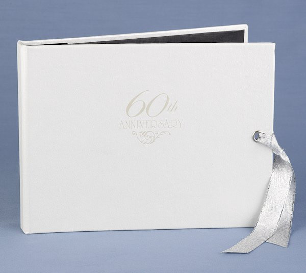 60th Wedding Anniversary Guest Book
 60th Anniversary Party Guest Book