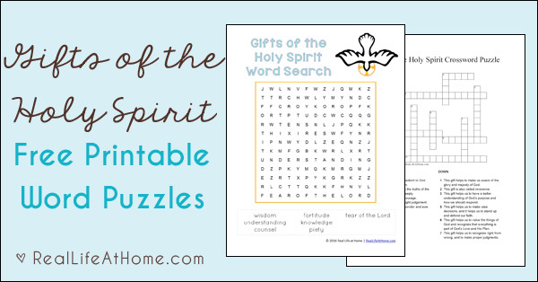 7 Gifts Of The Holy Spirit For Kids
 Seven Gifts of the Holy Spirit Worksheet Set Free Printables