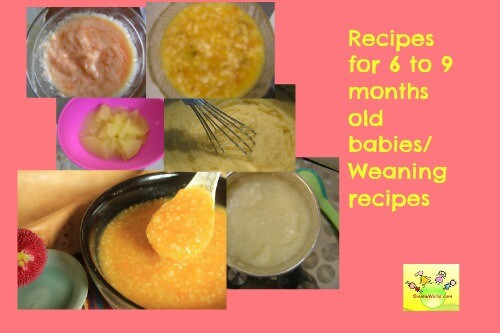 7 Month Old Baby Food Recipes
 Baby Food Recipes 6 to 9 months old Wholesome Baby Food