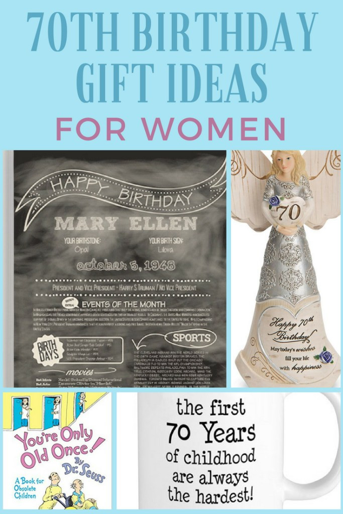 70 Birthday Gift
 70th Birthday Gift Ideas for Women