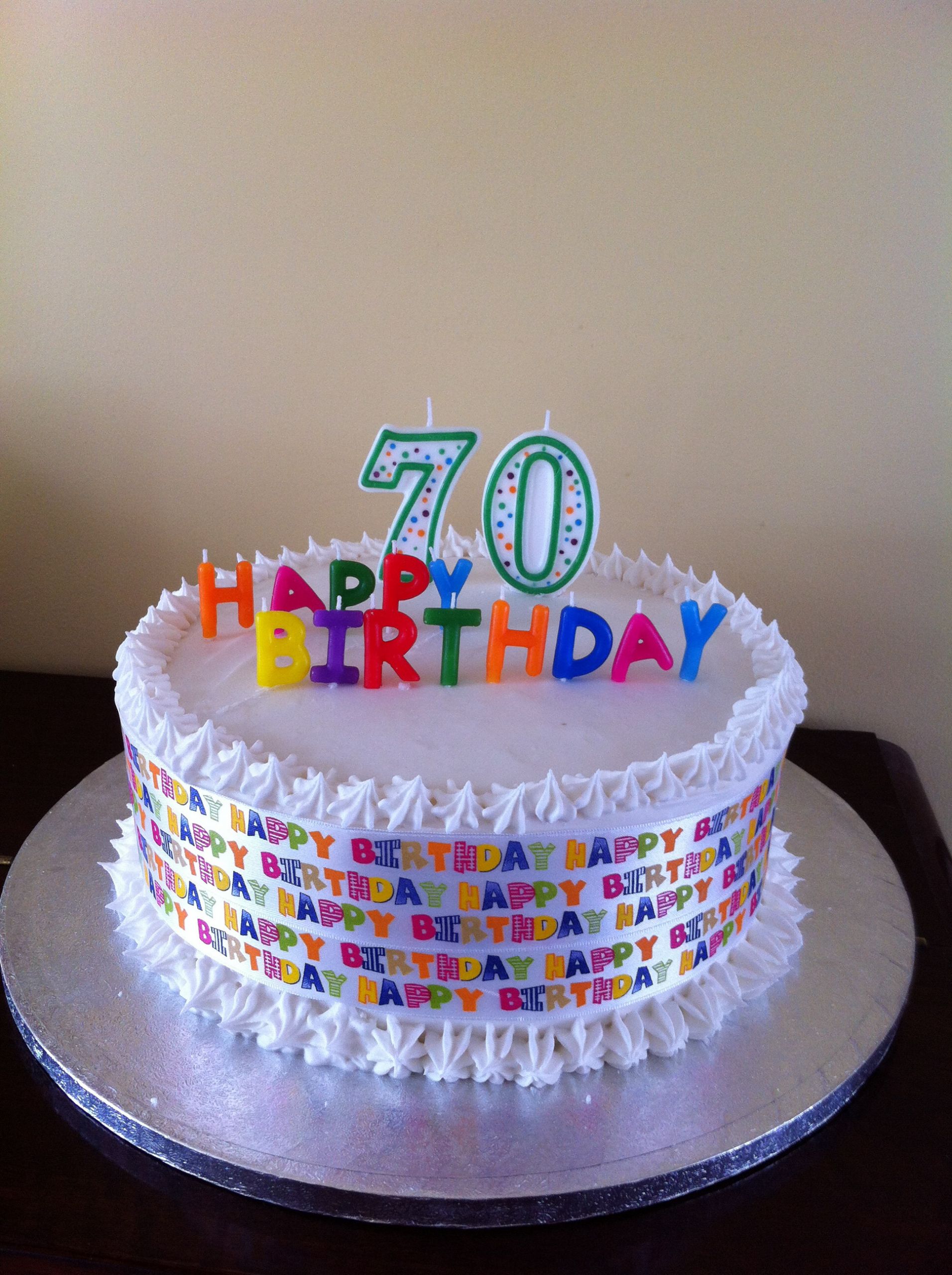 70th Birthday Cakes
 70th Birthday Cake