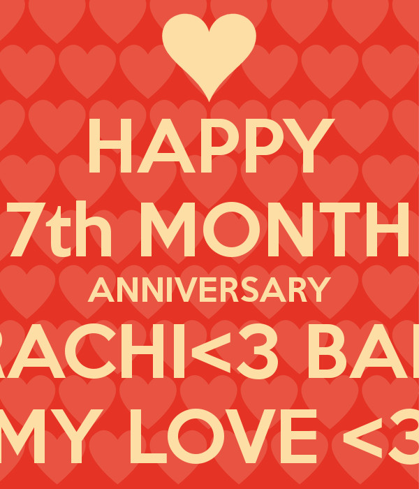 7Th Anniversary Quotes
 Happy 7th Month Anniversary Quotes QuotesGram