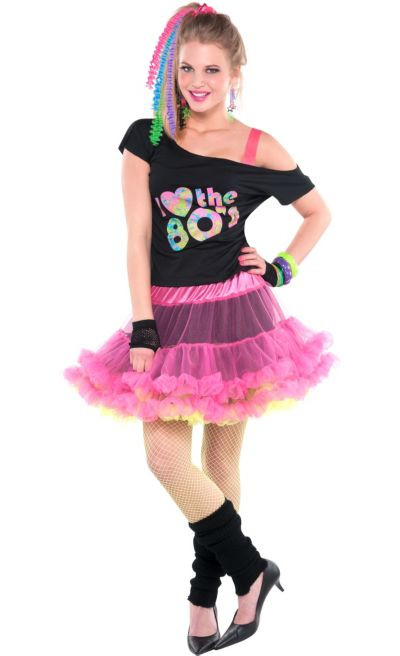 80S Fashion Kids
 Adult 80s Valley Girl Costume Deluxe