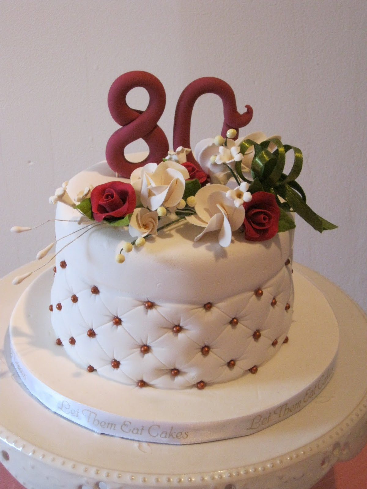 80th Birthday Cakes
 Let Them Eat Cakes 80th Birthday