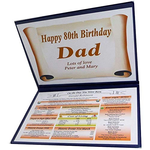 20 Of the Best Ideas for 80th Birthday Gift Ideas for Dad