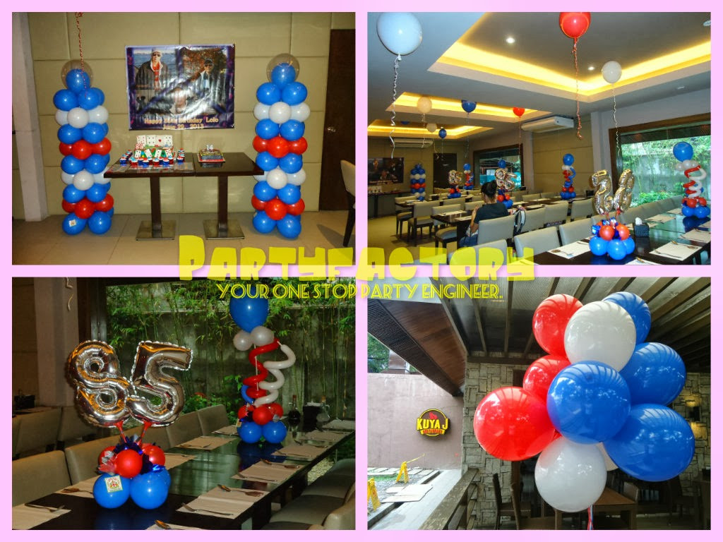 85th Birthday Decorations
 Wel e to PartyFactory Cebu LOLO NONOY S 85th BIRTHDAY