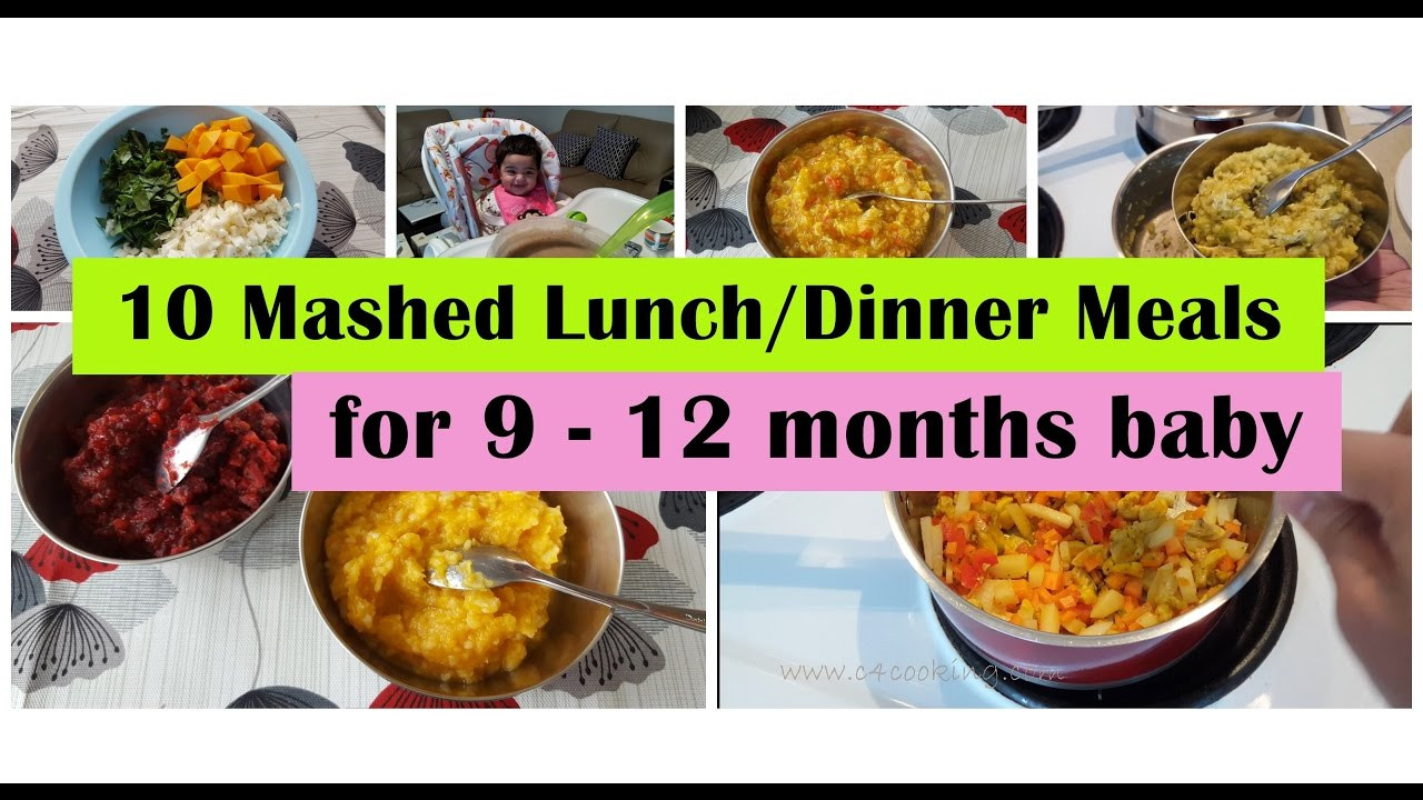 9 Month Baby Food Recipes
 10 Mashed meals for 9 12 months baby