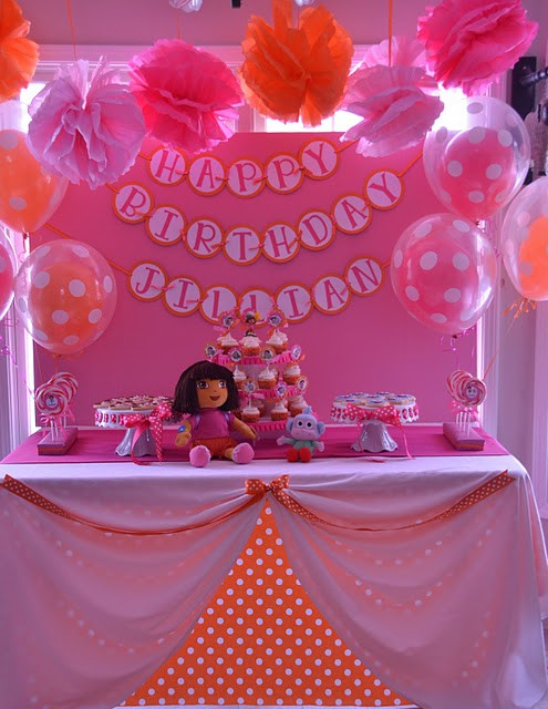 A Birthday Party
 Sheek Shindigs Real Parties A Dora and Boots Birthday Party