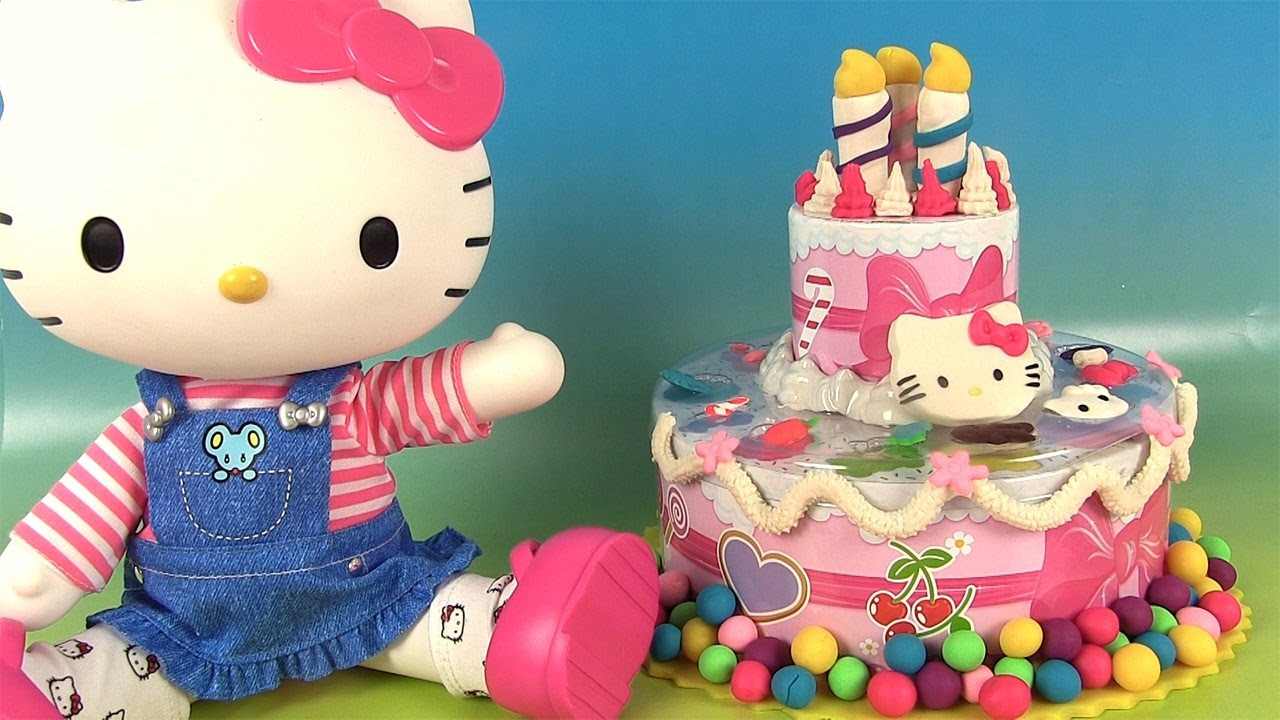 A Birthday Party
 Play Doh Hello Kitty Birthday Party Gâteau d’anniversaire