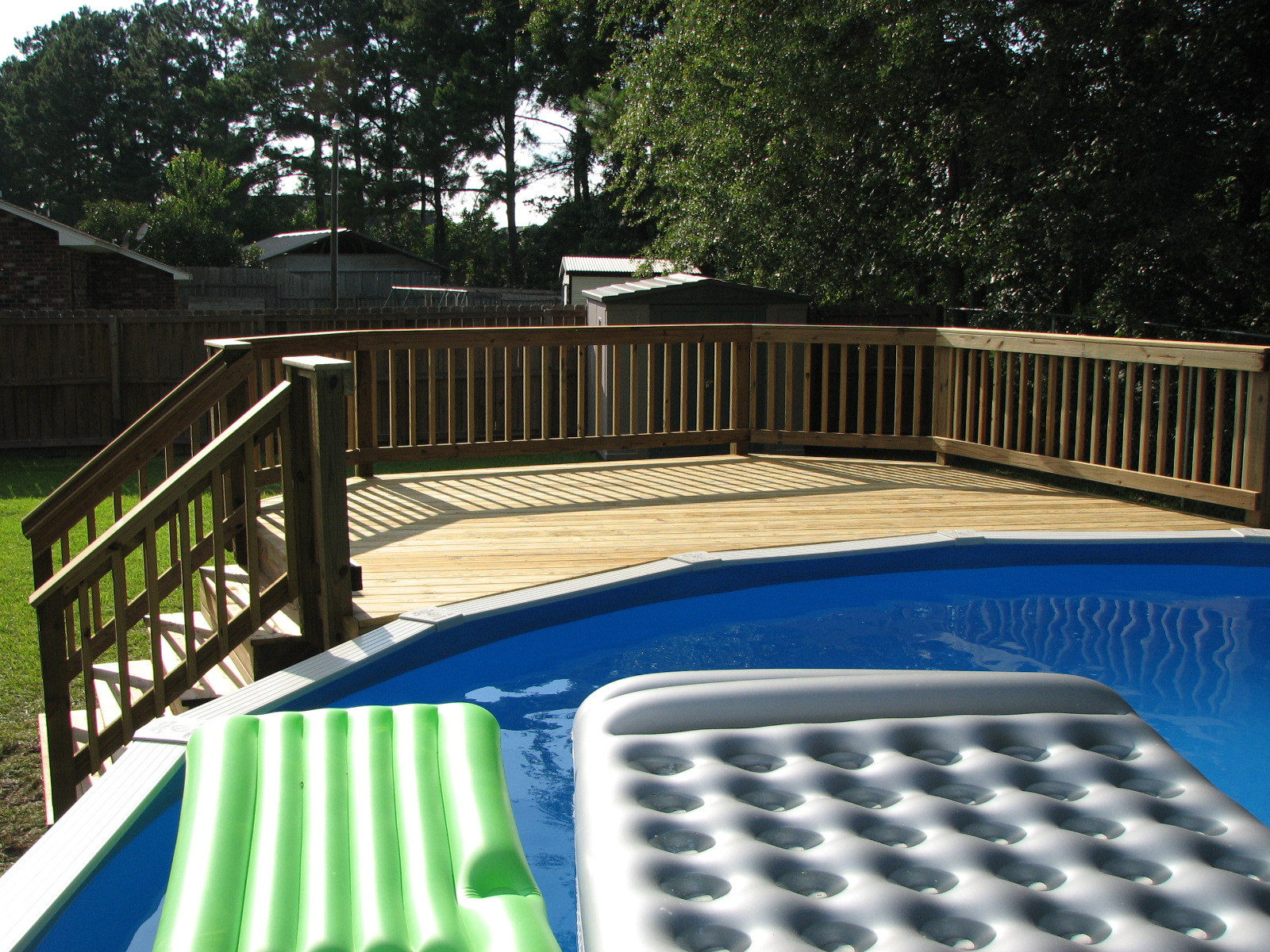 Above Ground Pool Deck
 Thinking About Getting an Ground Pool with a deck