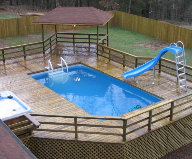 Above Ground Pool Deck
 How to Build a Deck Next to an Ground Pool