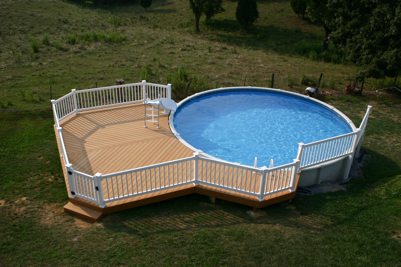 Above Ground Pool Deck
 PDF Plans Wood Pool Deck Plans Download how to paint wood