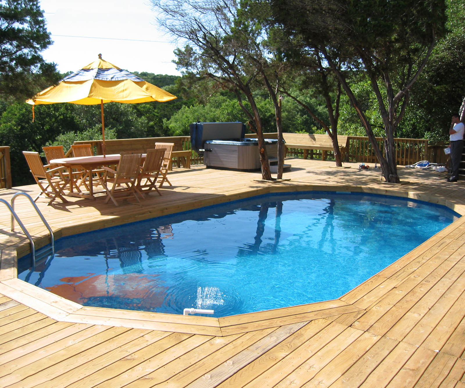 Above Ground Pool Deck
 Best swimming pool deck ideas