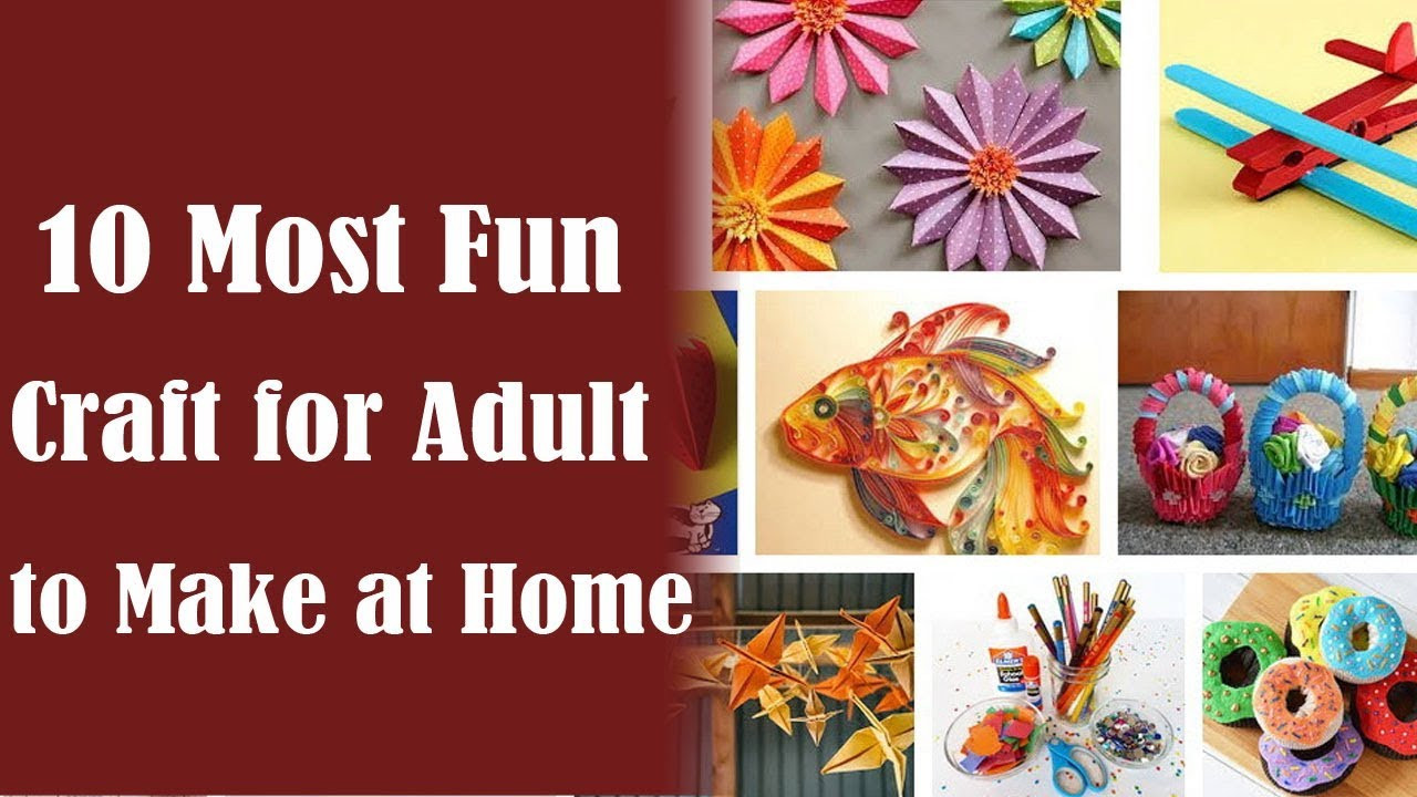 Activity Ideas For Adults
 Crafts for Adults 10 Best Craft Ideas for Adults to Make